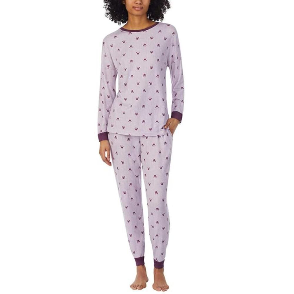 New! Disney 2 Piece Soft Cozy Minnie Mouse Relaxed fit Pajama Lounge Set